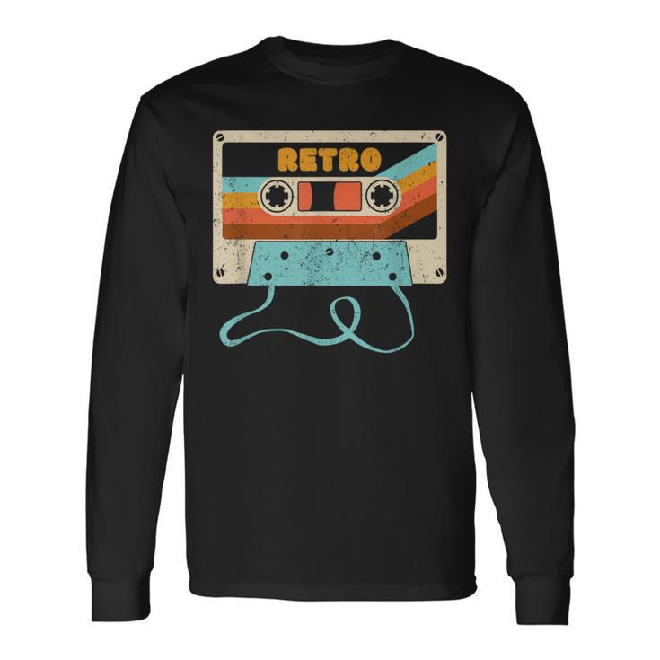 70S 80S 90S Retrointage Cassette Langarmshirts Geschenkideen