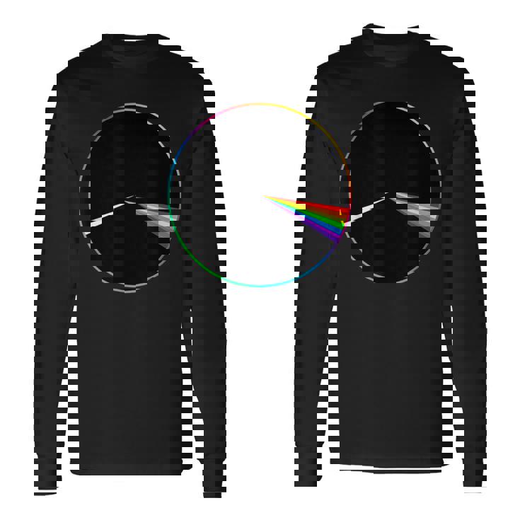70'S Music Retro Testi Classicinyl Prism Dark Side Moon Maglietta a maniche lunghe