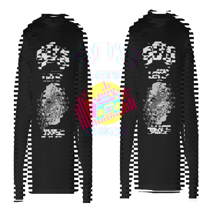 90S Let's Dance Camiseta de manga larga