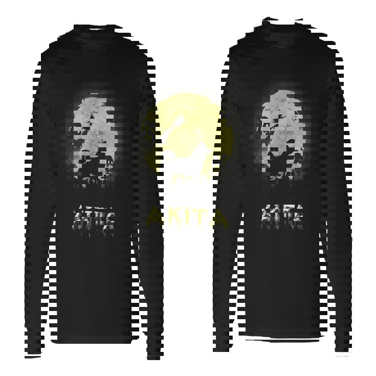 Akita Halloween Long Sleeve T-Shirt