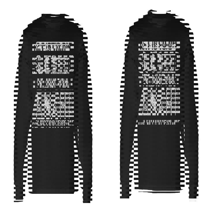For Anahi Anahi Personalized Anahi Long Sleeve T-Shirt
