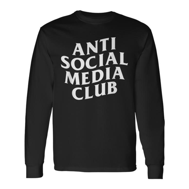 Anti Social Media Club Langarmshirts Geschenkideen