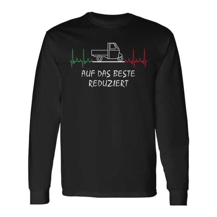 Ape 50 Auf Das Beste Reduced I Tricycle Ape 50 Heartbeat Langarmshirts Geschenkideen