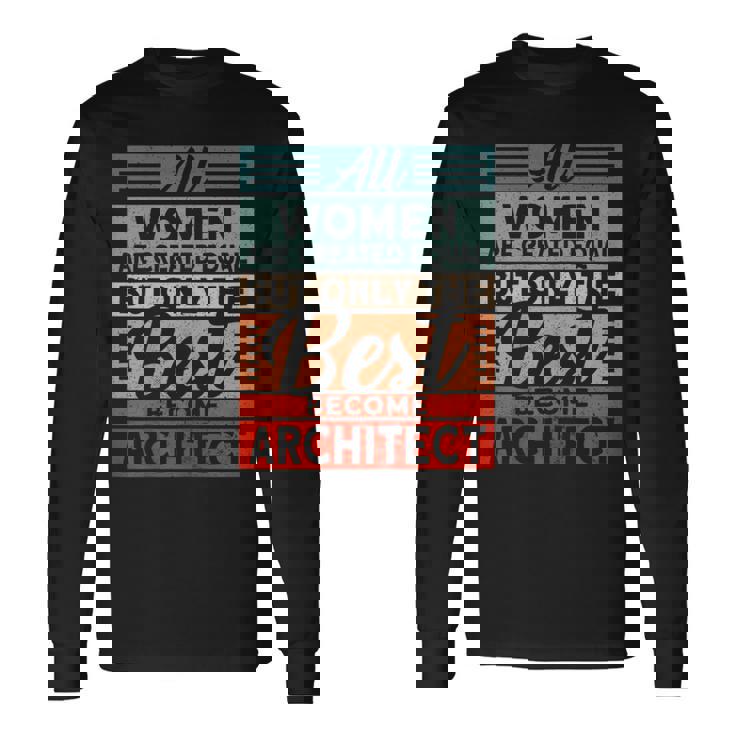 Arquitectura Estudiante Arquitecto Camiseta de manga larga