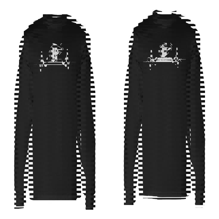 Arrosoir De Jardin Amusant En Forme De Battement De Cœur T-shirt à manches longues Idées cadeaux