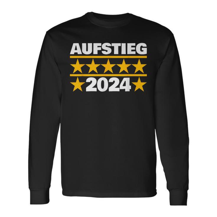 Aufsteiger 2024 Mannschaft Meister Aufstieg Meiste R Fan Langarmshirts Geschenkideen