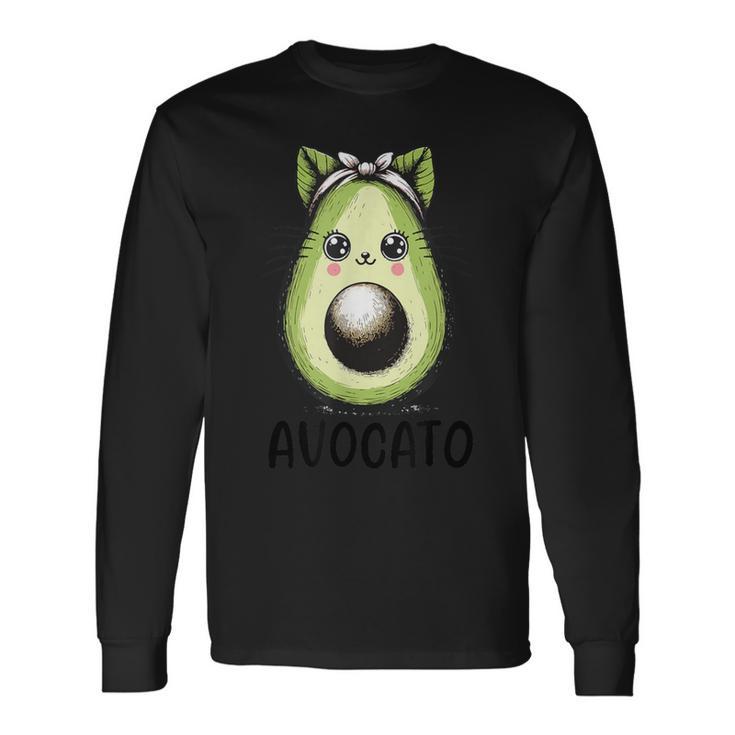 Avocado Cat Avocato Langarmshirts Geschenkideen