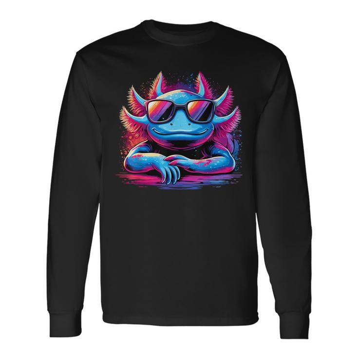 Funny Gamer Axolotl Fish Playing Video game in gaming chair T-Shirt