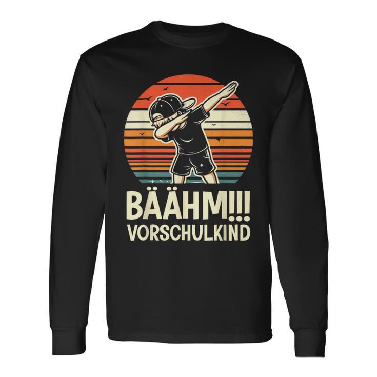 Bäähmorschulkindorschule Preschool Child Boy Langarmshirts Geschenkideen