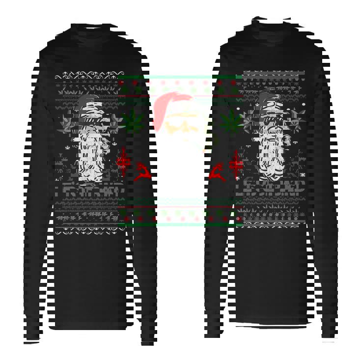 Christmas Jumper Ugly Christmas Sweater Marijuana Merry Kushmas