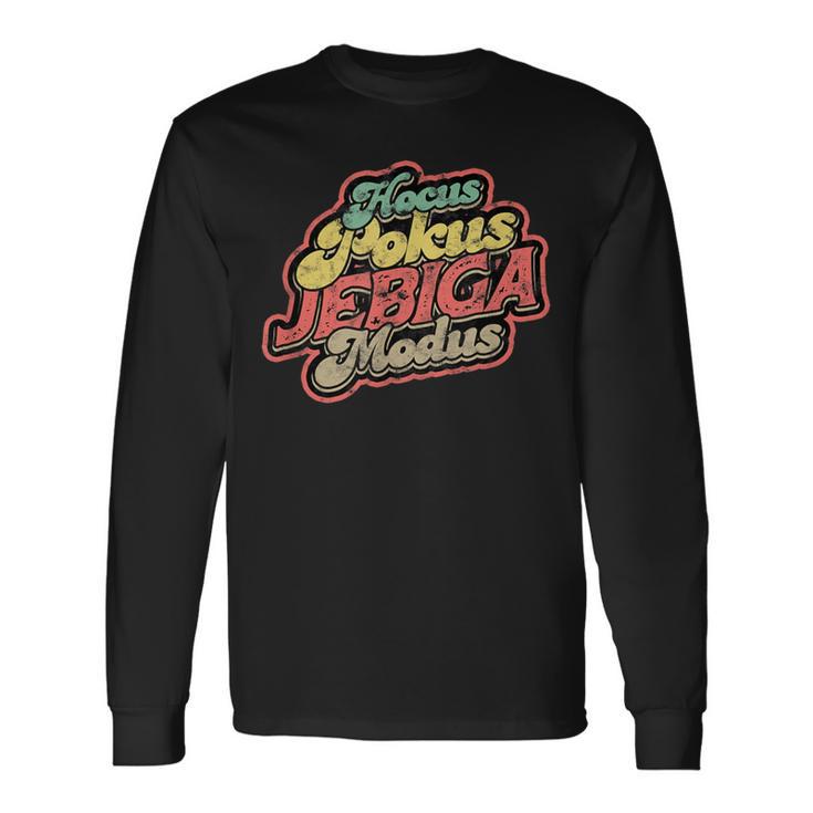 Balkan Jugo Spruch Hocus Pokus Jebiga Modus Langarmshirts Geschenkideen