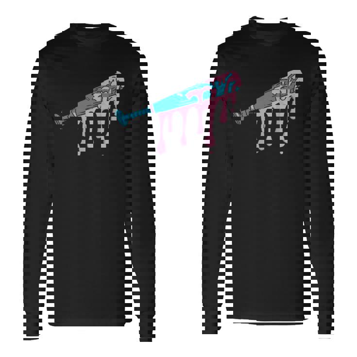 トップス ICE SMOKE Baseball Logo Sweat Baseball Ice Cream Drip Sweatshirt, Baseball Bow T-shirt