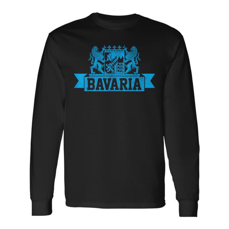 Bavaria Bavaria Bavarian Flag Pride Souvenir Langarmshirts Geschenkideen