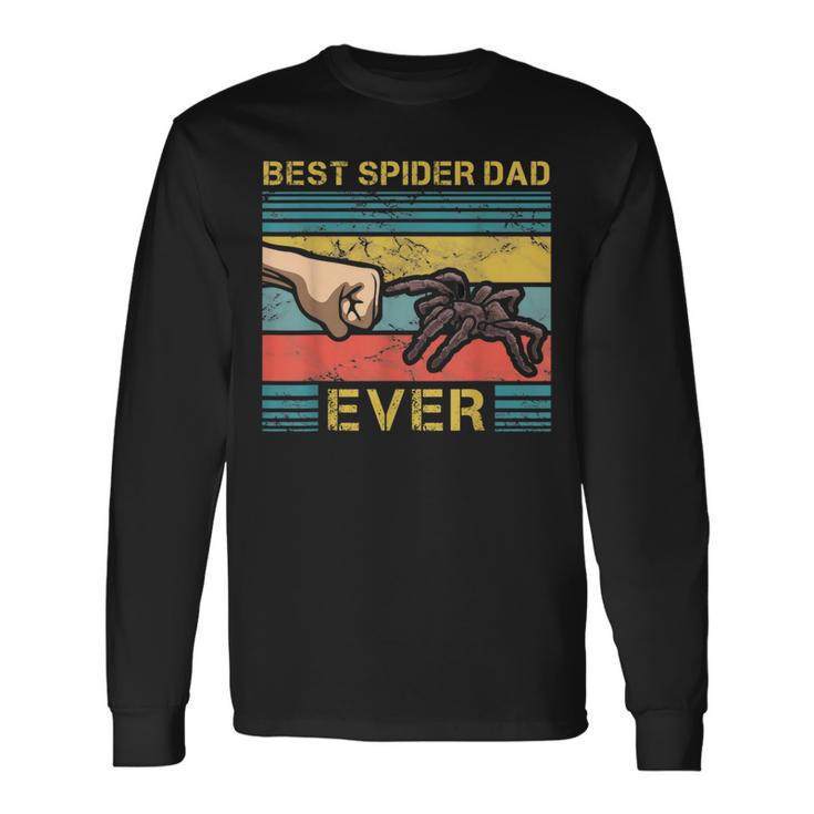 Bester Spinnen Papa Tarantula Pet Terrarium Father Langarmshirts Geschenkideen