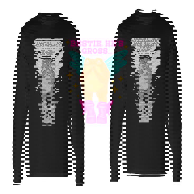 Bestie He's Gross Frog Abbigliamento Divertente Maglietta a maniche lunghe