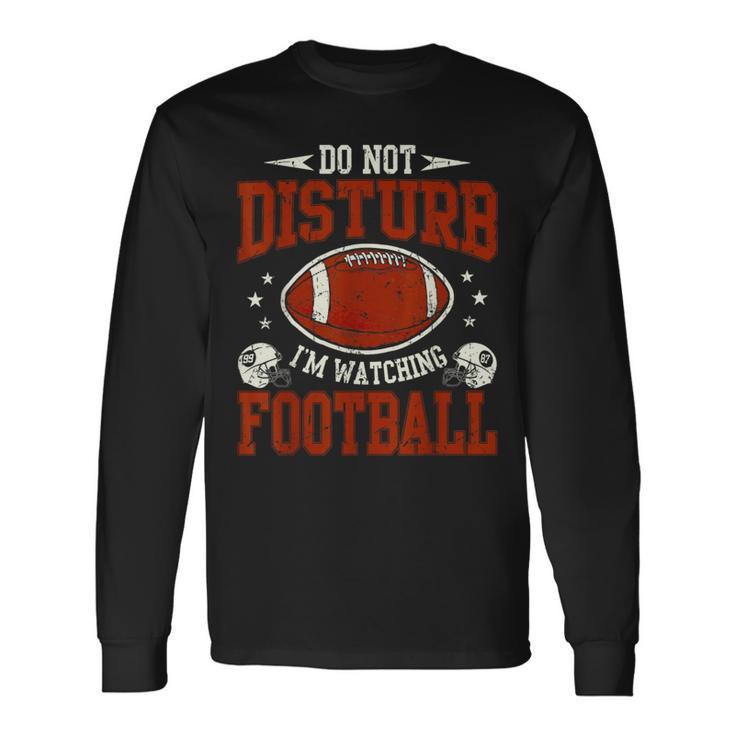 Bitte Nicht Stören Ich Schaue Football Langarmshirts Geschenkideen