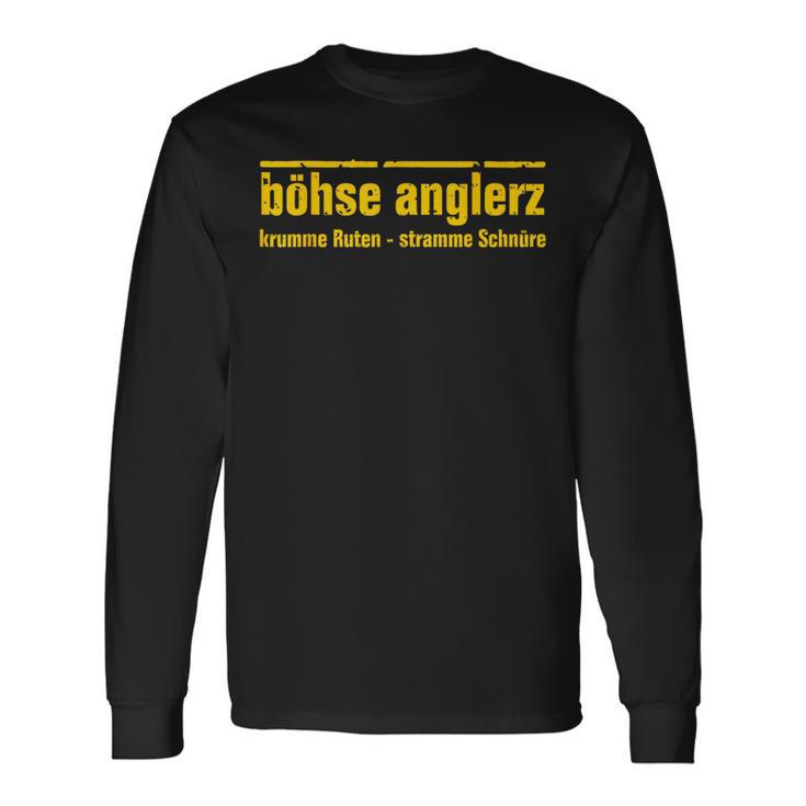 Böhse Anglerz Lustiges Outfit Für Angler Und Fischer Langarmshirts Geschenkideen