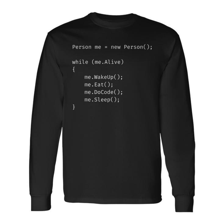 C Programmer C-Code Love Java Informatics Langarmshirts Geschenkideen