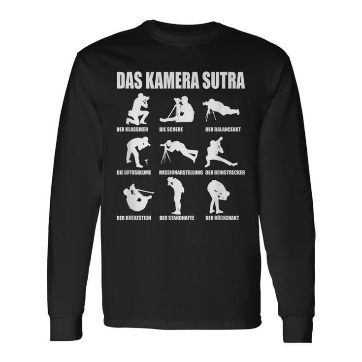 Camera Sutra Photograph Photographer Lens Camera Langarmshirts Geschenkideen