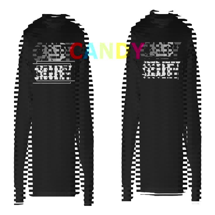 Candy Security Halloween Costume Long Sleeve T-Shirt