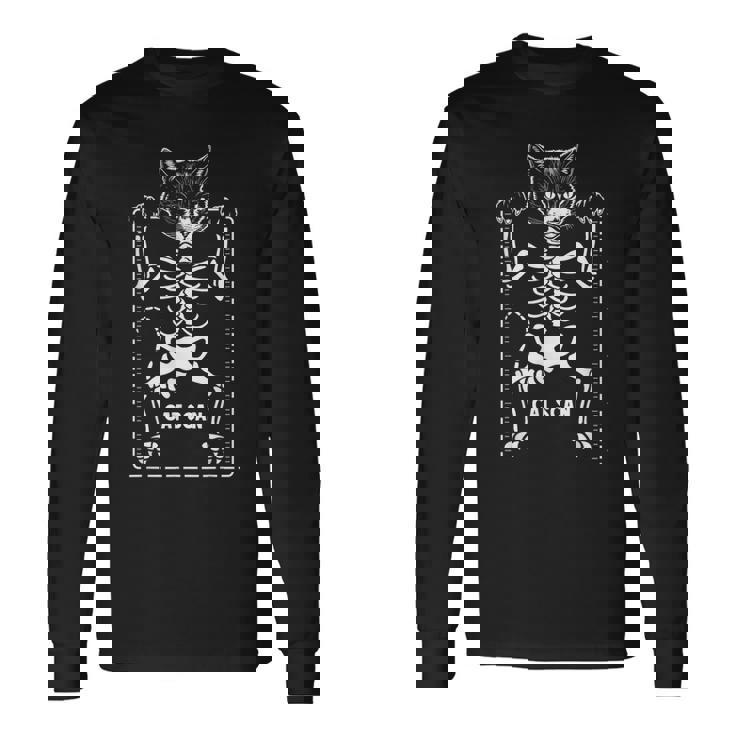 Cat Scan Tc Divertente Radiografo Tecnologo Radiologico Maglietta a maniche lunghe