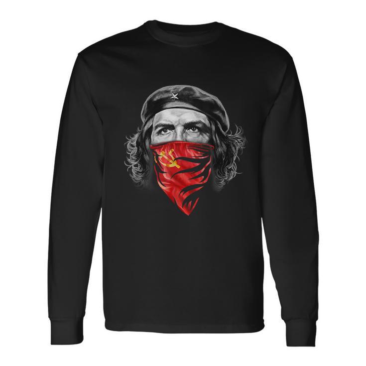 Che Guevara W Soviet Hammer And Sickle Red Bandana Langarmshirts Geschenkideen