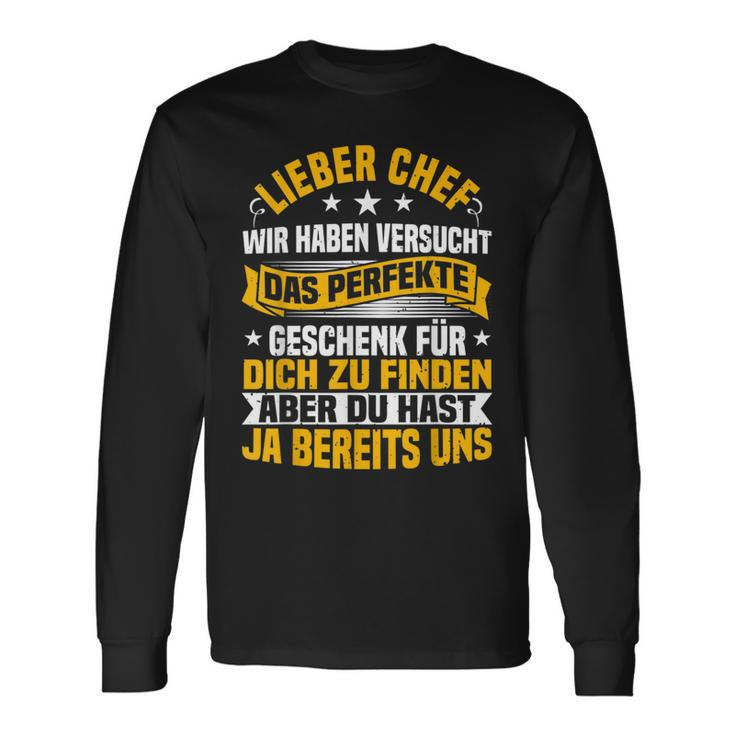 Chef Wir Habenersucht Das Perfekte Geschenk Zu Finden Langarmshirts Geschenkideen