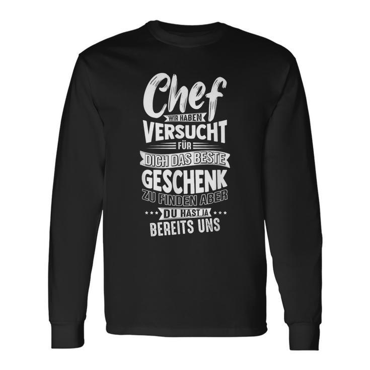 Chef Wir Habenersucht Für Dich Das Beste Geschenk Zu Finde Langarmshirts Geschenkideen