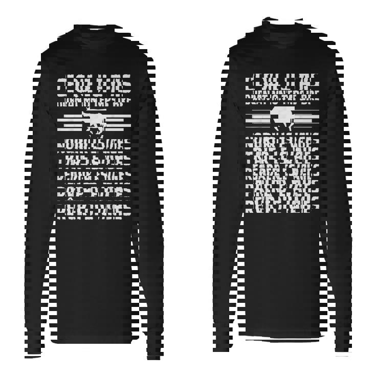 Citationaches Ce Que Je Fais Durant Mon Temps Libre T-shirt à manches longues