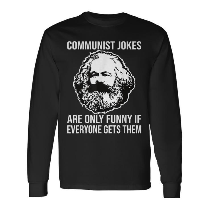 Communism Memes Socialism Marxism Karl Marx Langarmshirts Geschenkideen