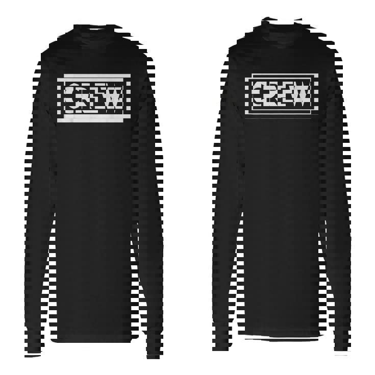 Con Logo Crew Maglietta a maniche lunghe Ideas de regalos