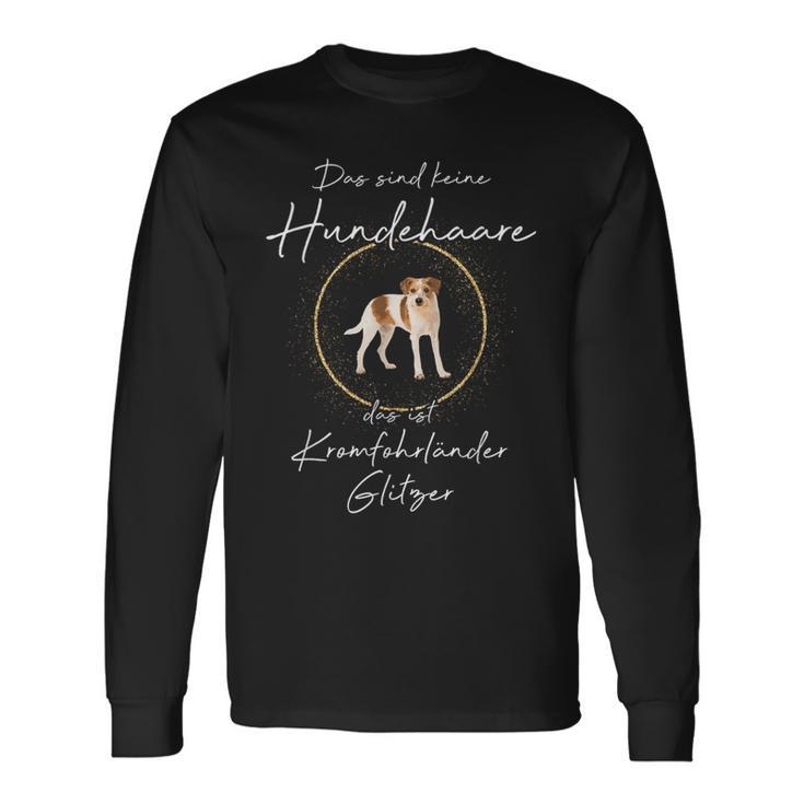 Das Sind Keine Hundehaare Das Ist Kromfohrländer Glitter Langarmshirts Geschenkideen