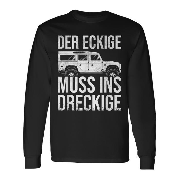 Defender D110 Geländewagen Offroad 4X4 Gelände Matsch Natur Langarmshirts Geschenkideen