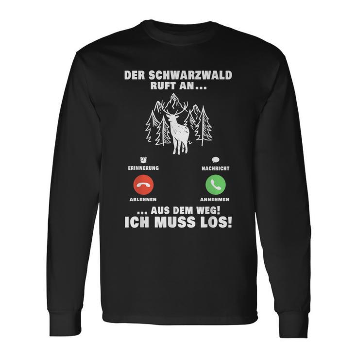 Der Schwarzwald Ruft An Schwarzwalder Call Bollenhut Langarmshirts Geschenkideen