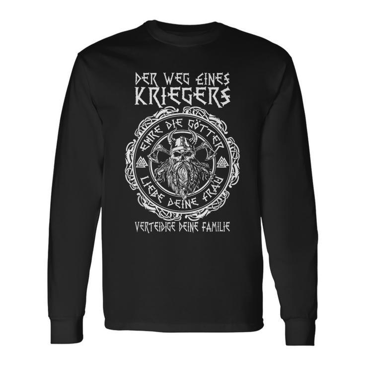 Der Weg Eines Wikinger Kriegerger Langarmshirts Geschenkideen