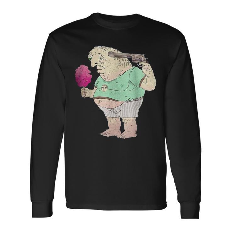 Desmond Smiling Friends Cotton Candy Men's T-shirt Back Print