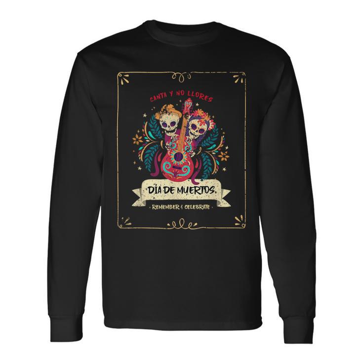 Dia De Muertos Dia De Los Muertos Costume S Langarmshirts Geschenkideen