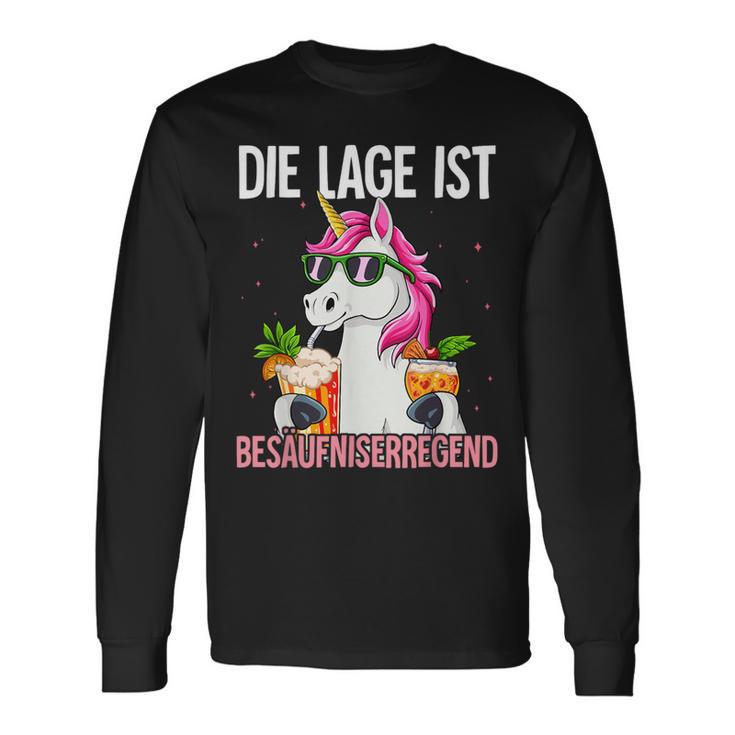 Die Lage Ist Besäufniserregend Langarmshirts Geschenkideen