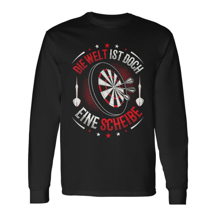 Die Welt Ist Doch Eine Disc Dart Langarmshirts Geschenkideen