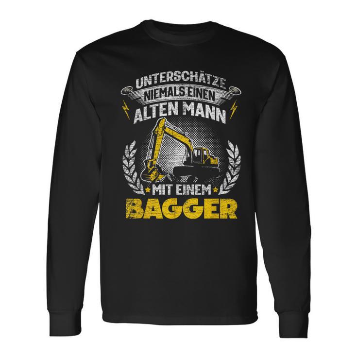 Digger Driver Digger Saying Digger Driver Langarmshirts Geschenkideen