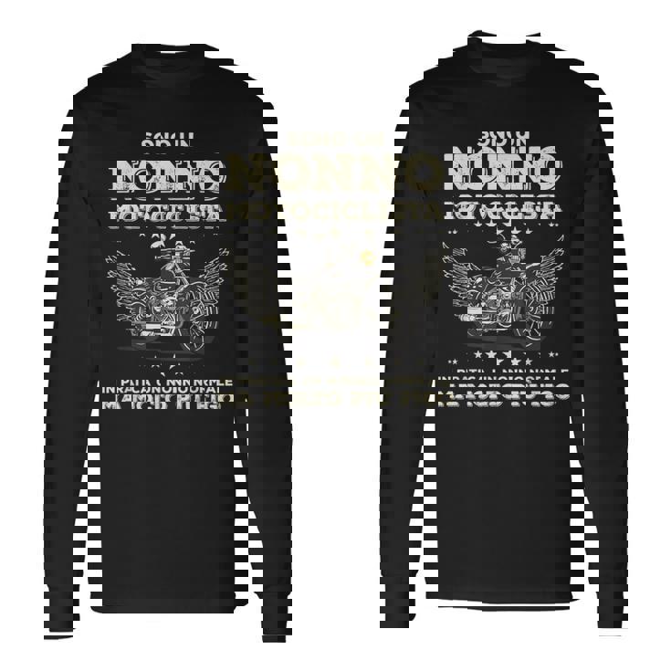 Divertente Idea Regalo Motociclistica Per Nonno Motociclista Maglietta a maniche lunghe