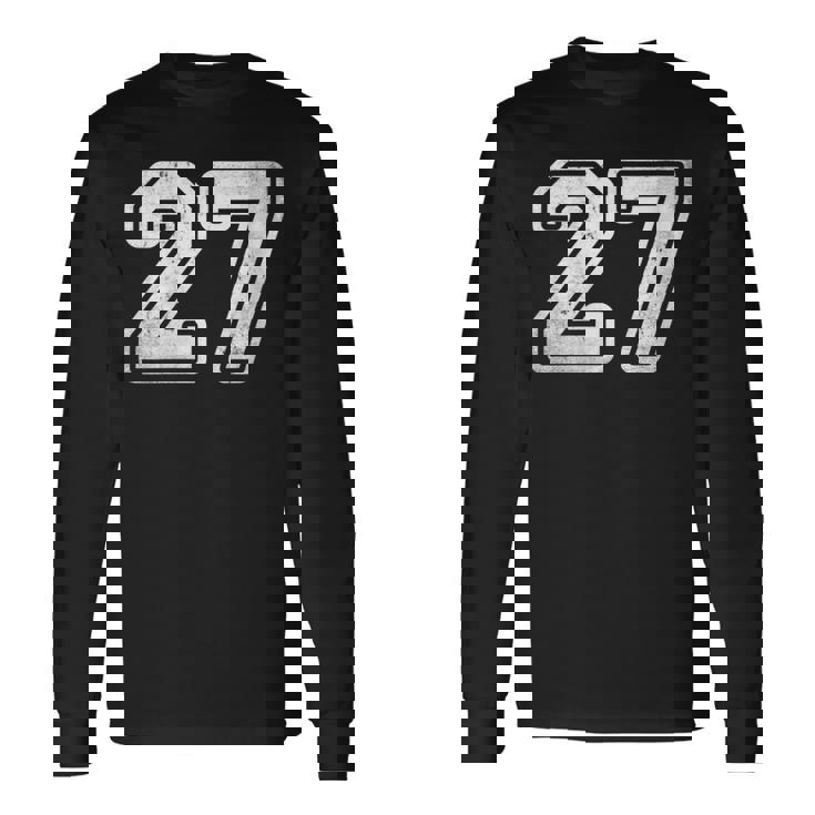 Donna Numero 27 Maglia Sportiva Biancaintage 27° Compleanno Con Collo A Maglietta a maniche lunghe
