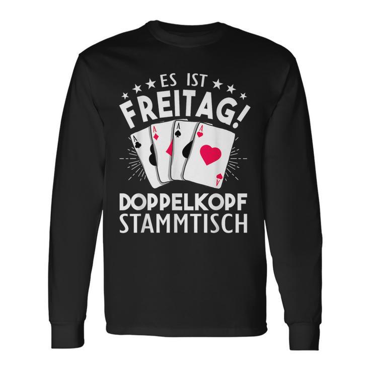 Doppelkopf Stammtisch Doppelkopf Langarmshirts Geschenkideen