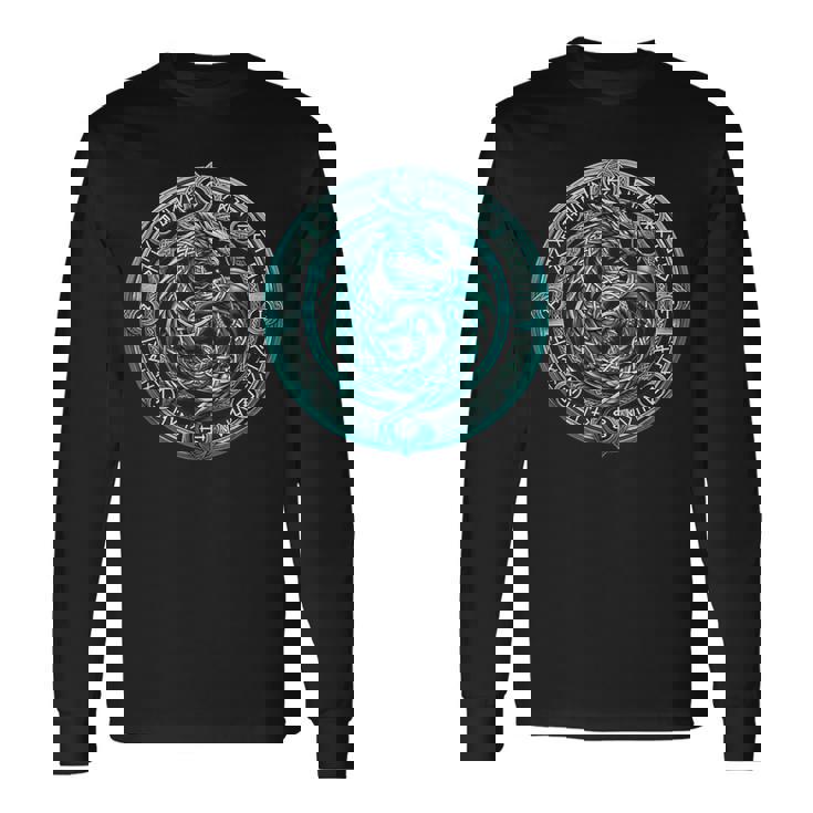 Dragón Celta Runasikingas Dragón Celta Tribal Camiseta de manga larga