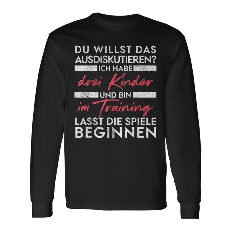 Du Willst Das Ausdiskutieren -Ater Kinder Langarmshirts Geschenkideen