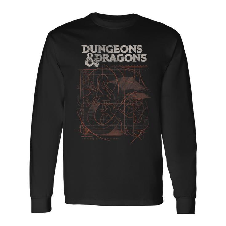 Dungeons & Dragons Sketch Dark Langarmshirts Geschenkideen