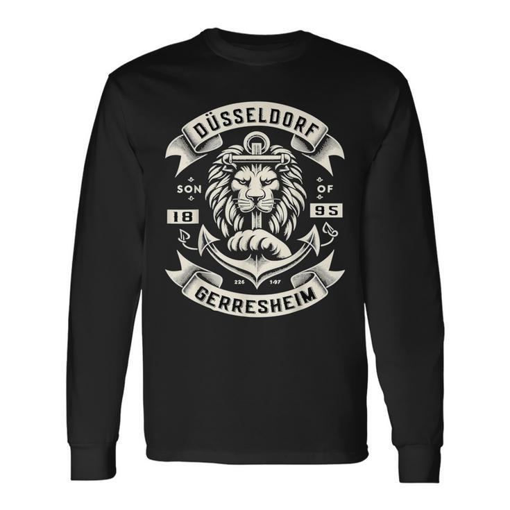 Düsseldorf Gerresheim Lion With Anchor Langarmshirts Geschenkideen