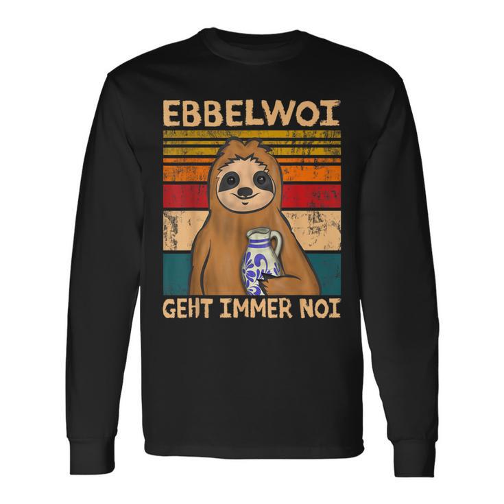 Ebbelwoi Geht Immer Noi Ebbelwoi Hessen Frankfurt S Langarmshirts Geschenkideen