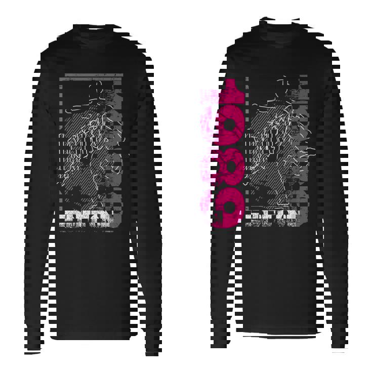 Edición Limitada 1989 Edición Limitada Fútbol Cumpleaños Camiseta de manga larga