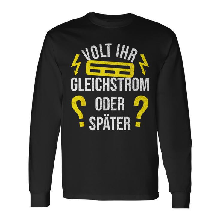 Electricians Electriciansolt Her Dc Langarmshirts Geschenkideen